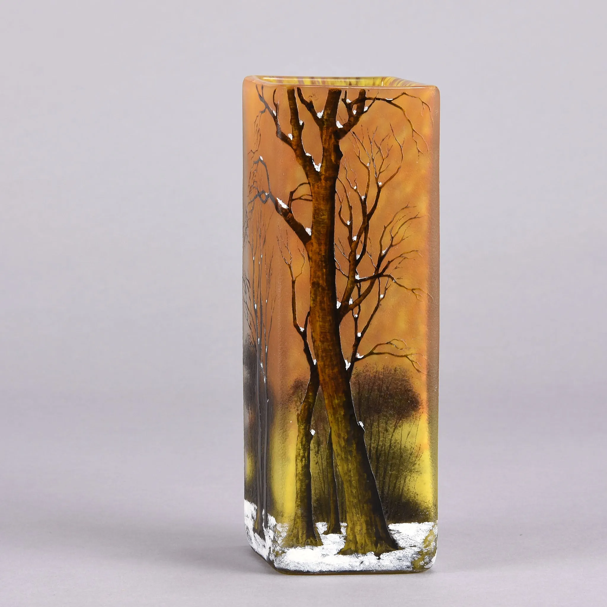 "Paysage d'Hiver" Daum Frères