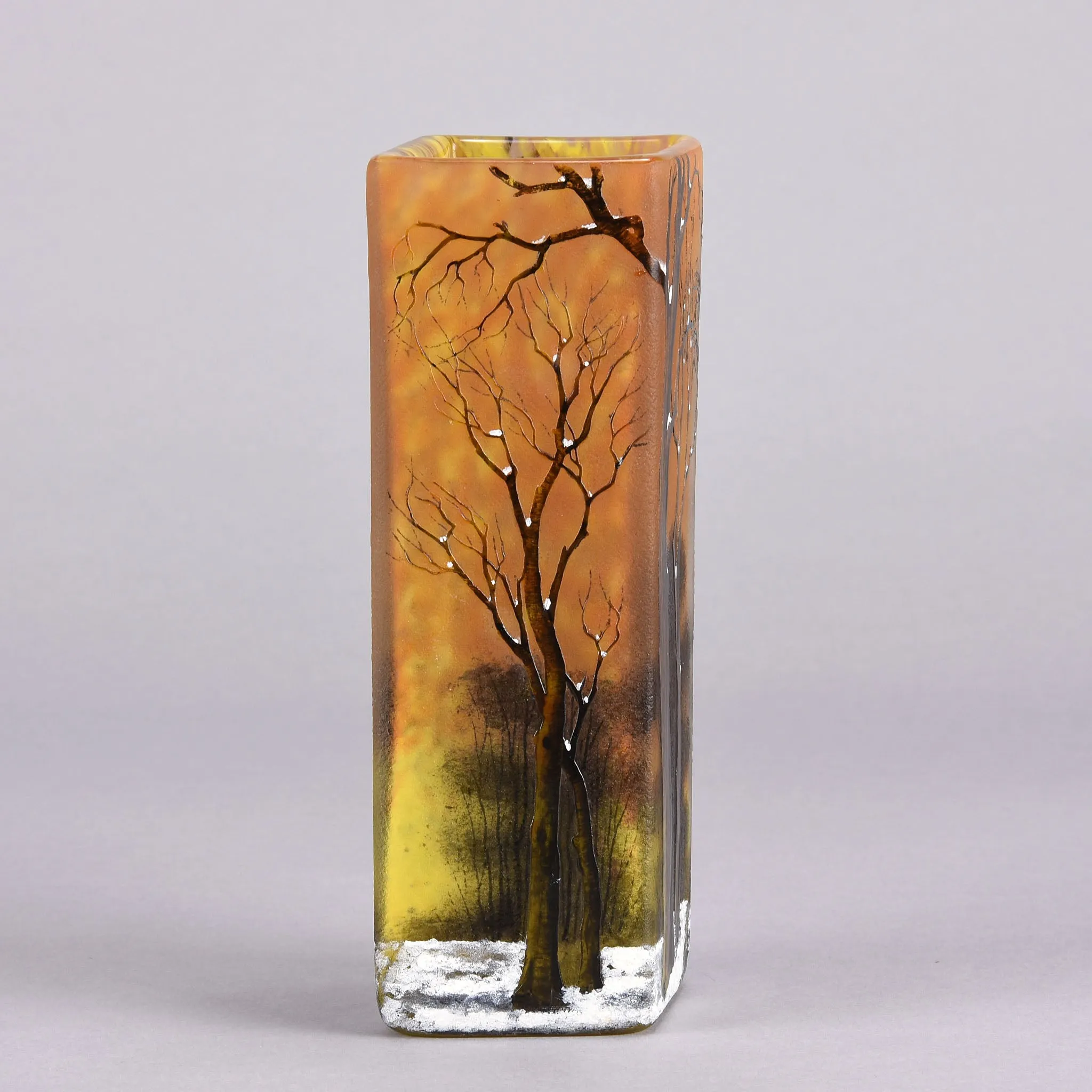 "Paysage d'Hiver" Daum Frères