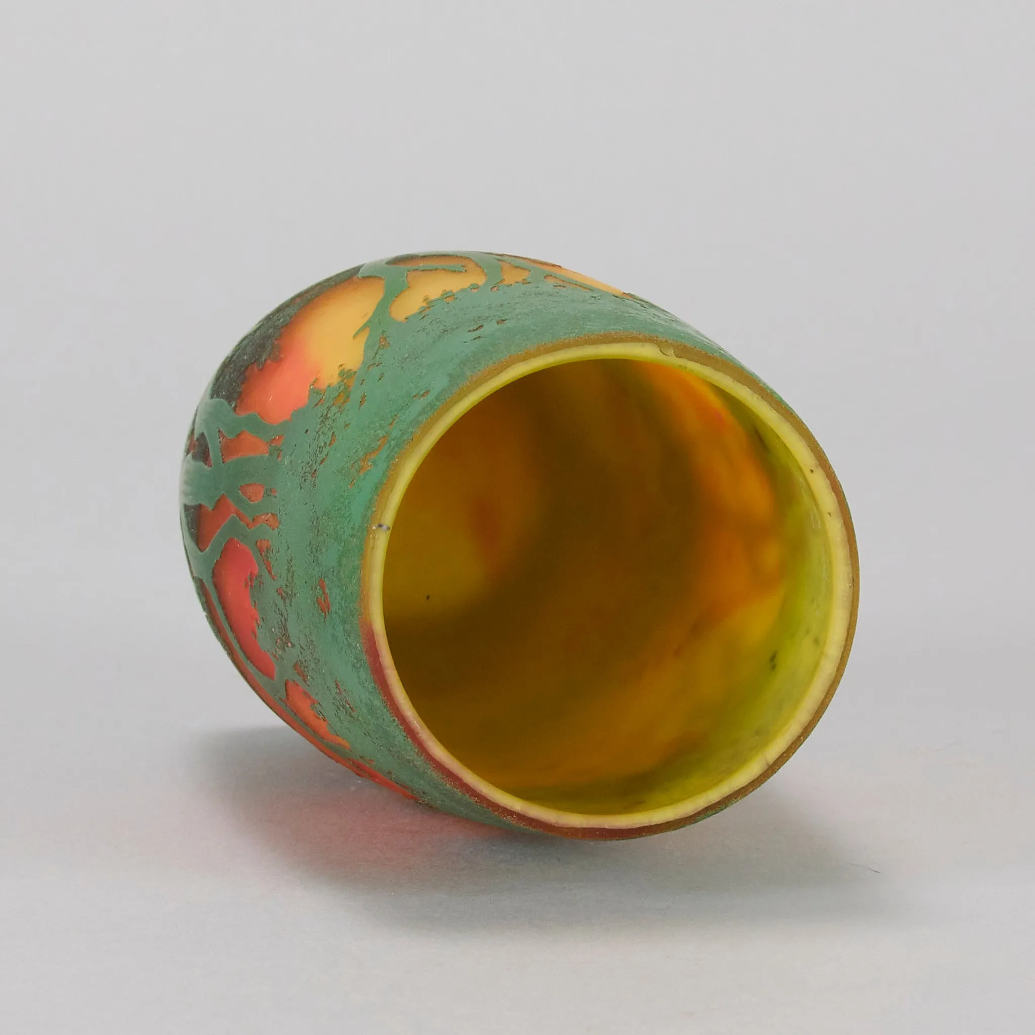 "Red Sunset Vase" by Daum Frères