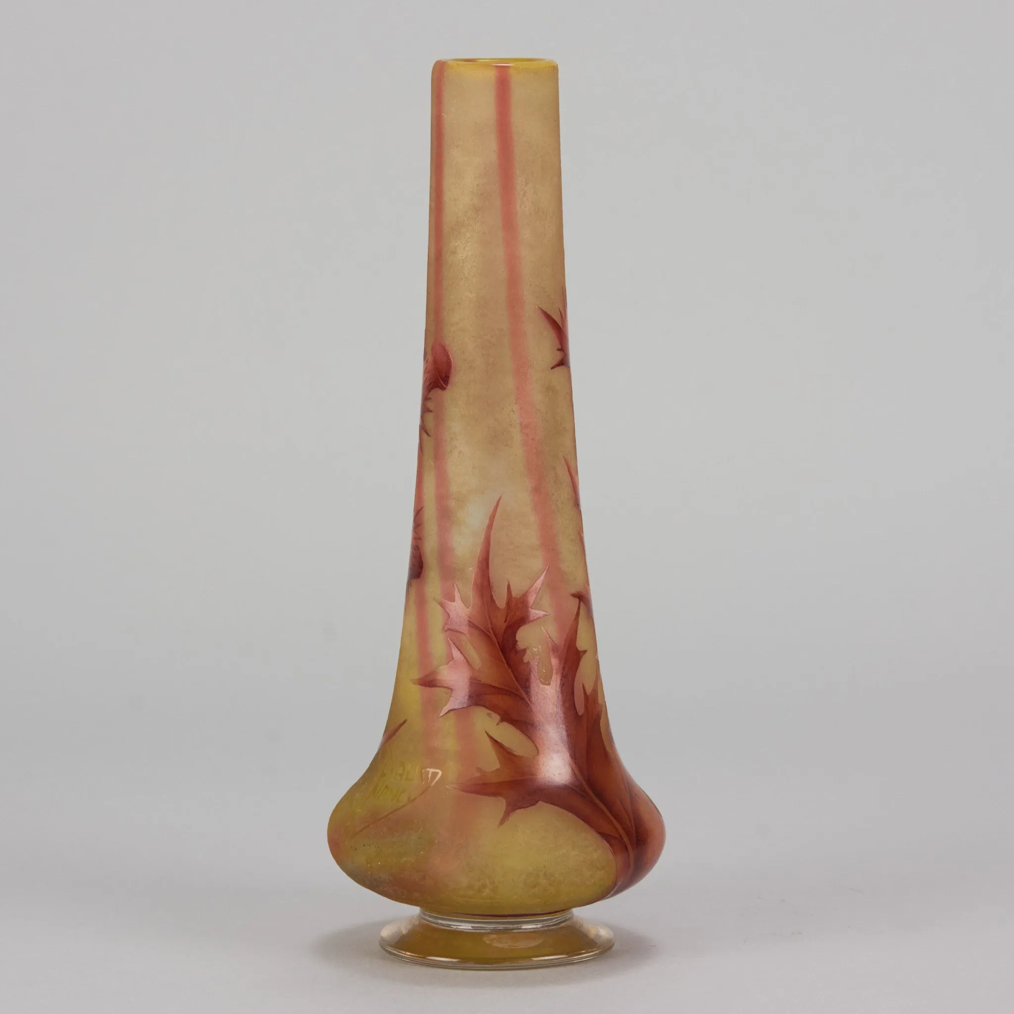 "Thistle Vase" by Daum Frères