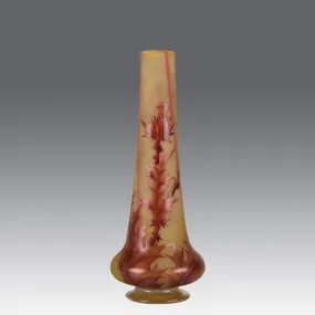 "Thistle Vase" by Daum Frères