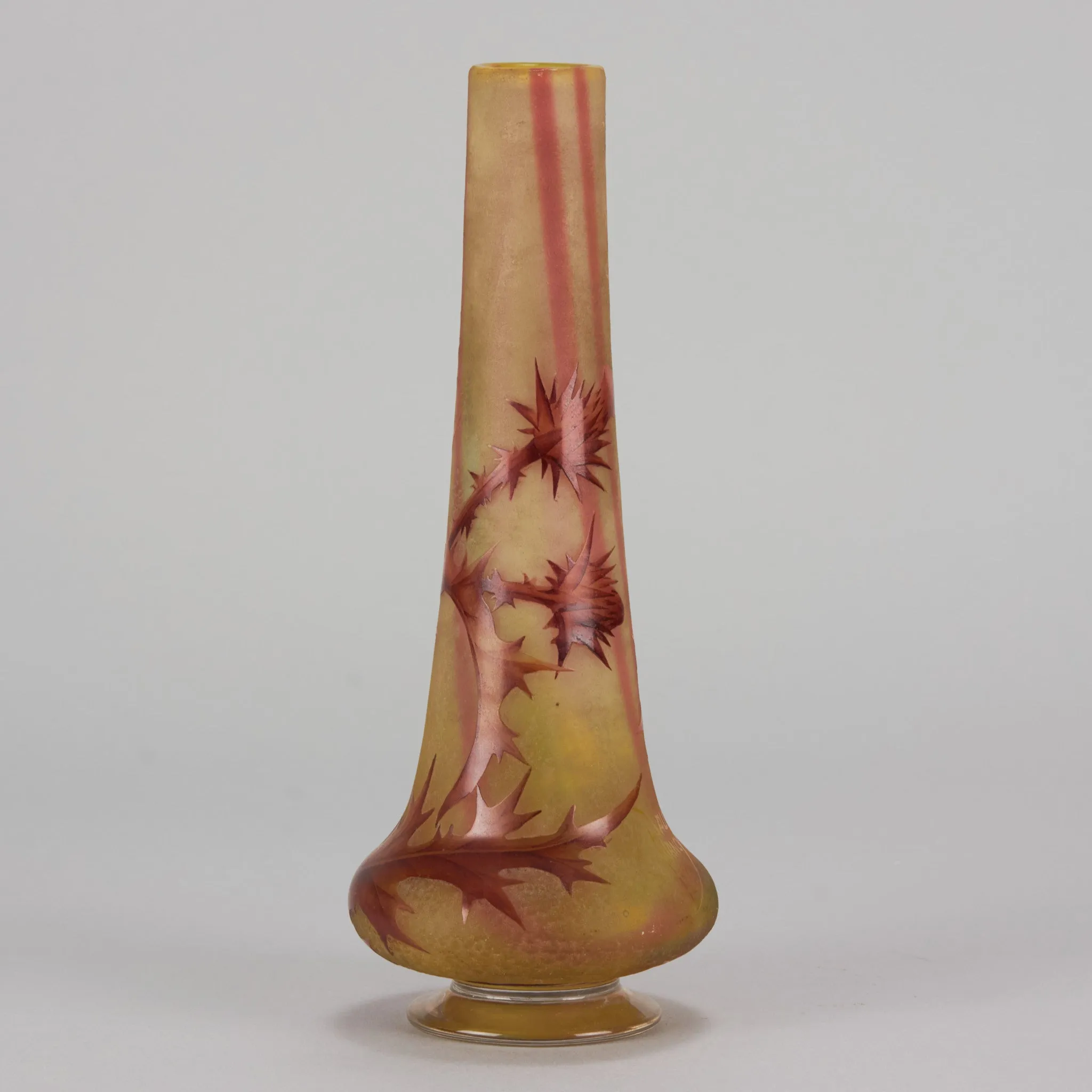 "Thistle Vase" by Daum Frères
