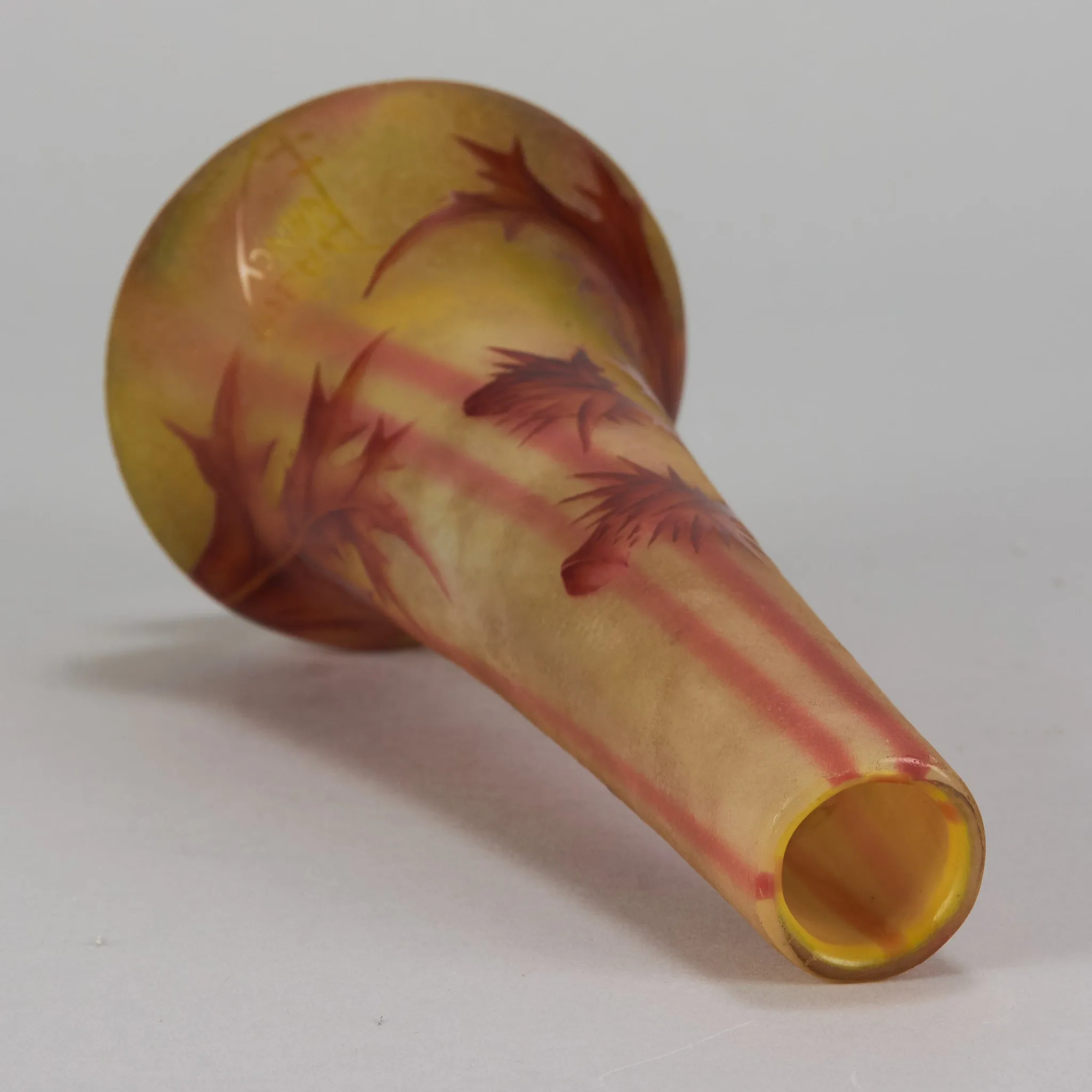 "Thistle Vase" by Daum Frères