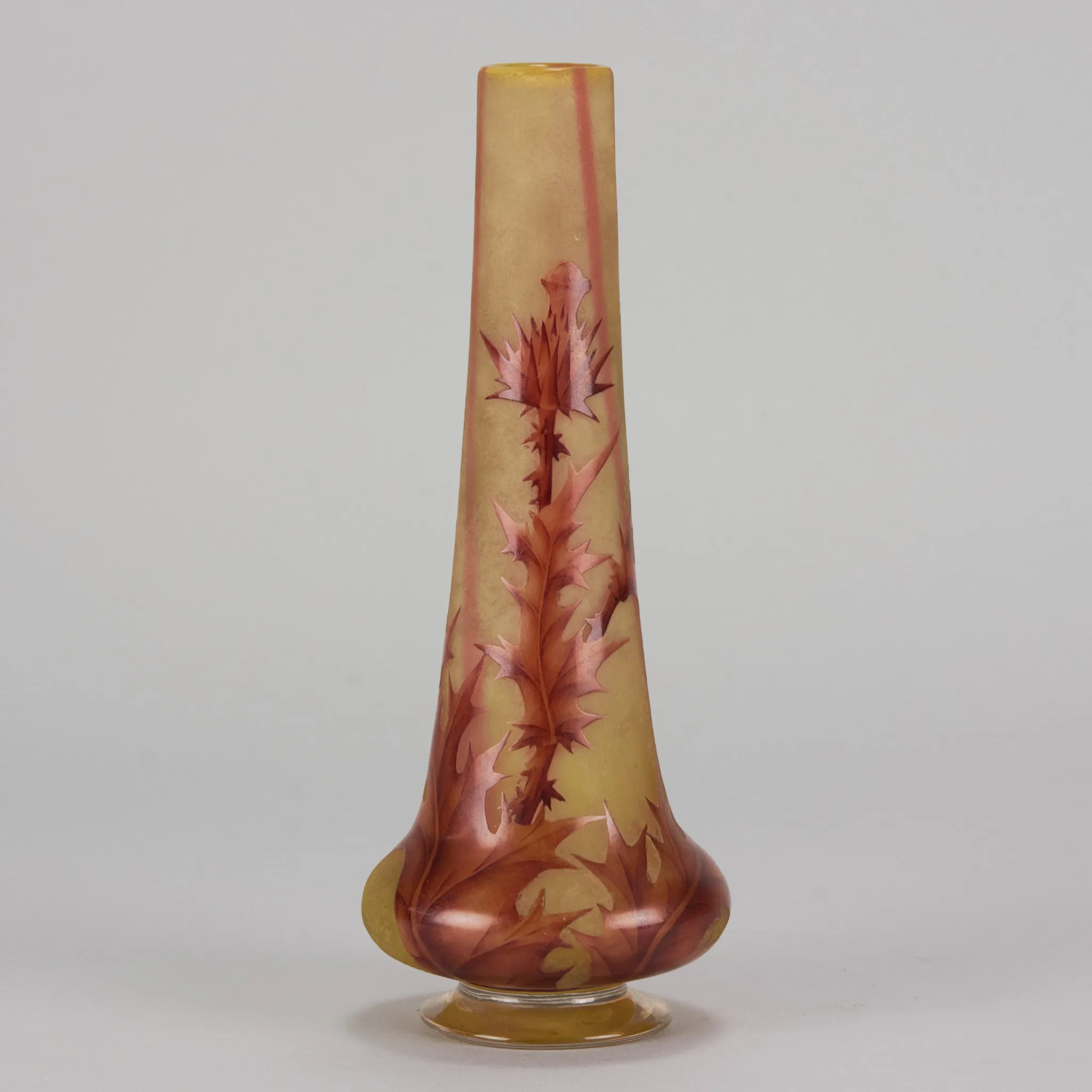 "Thistle Vase" by Daum Frères