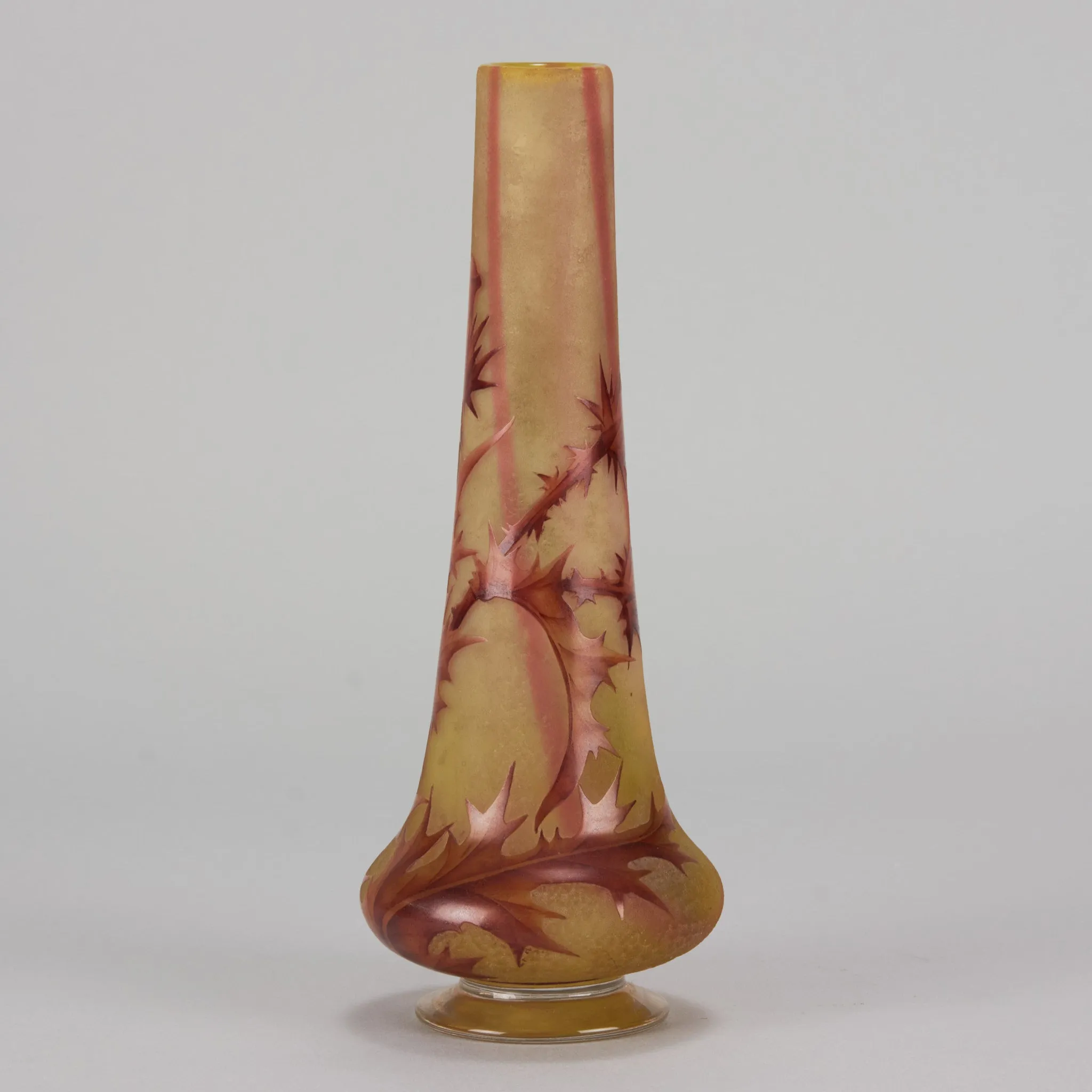 "Thistle Vase" by Daum Frères