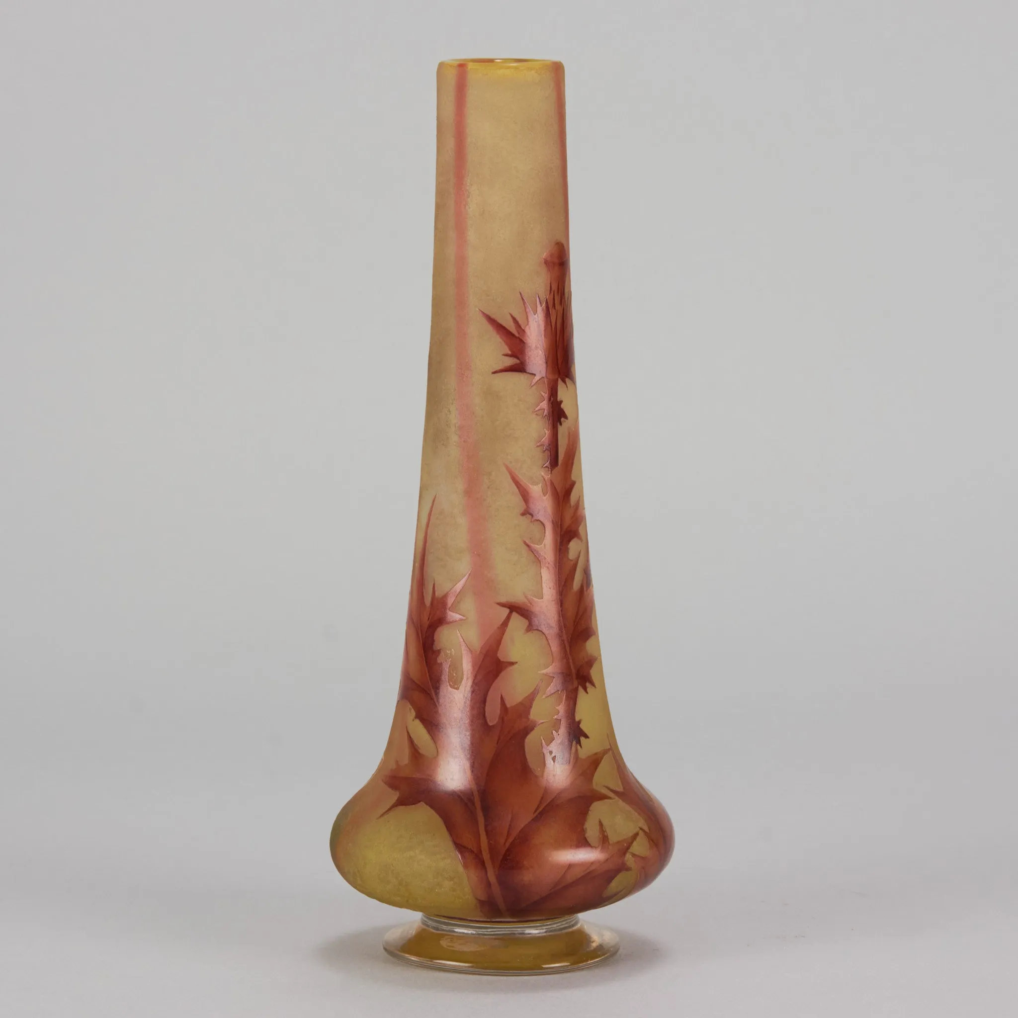 "Thistle Vase" by Daum Frères