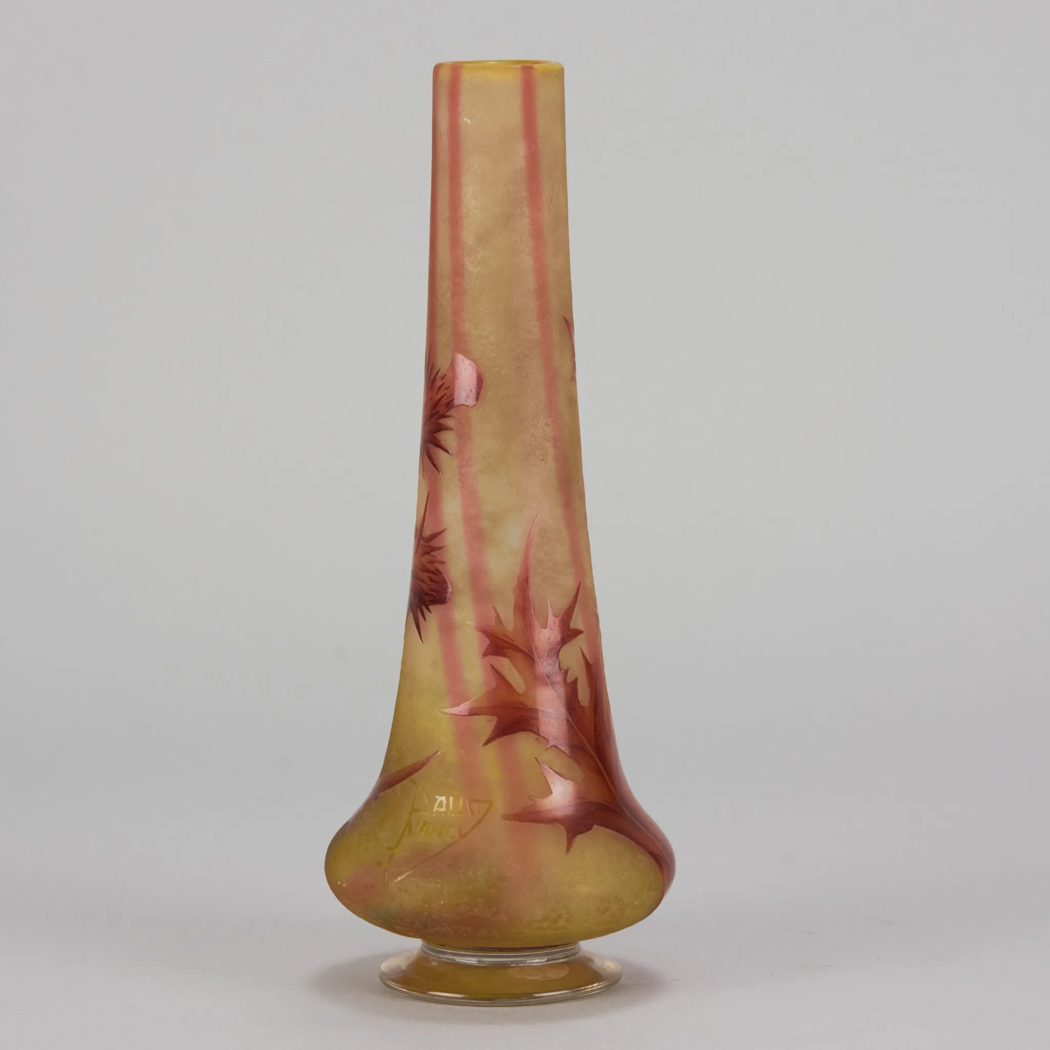 "Thistle Vase" by Daum Frères
