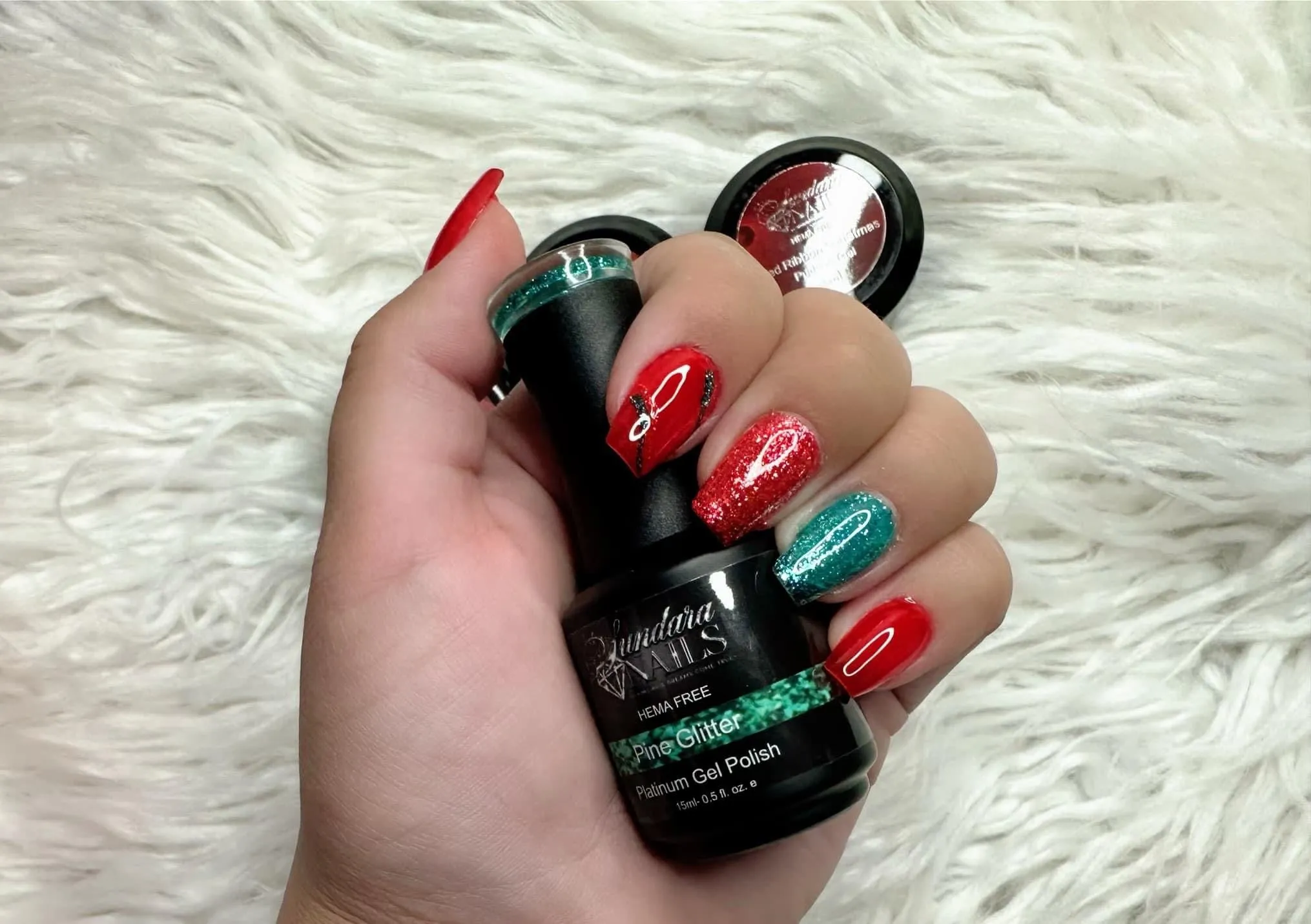 Red Ribbon Christmas (Pudding Gel Trio)