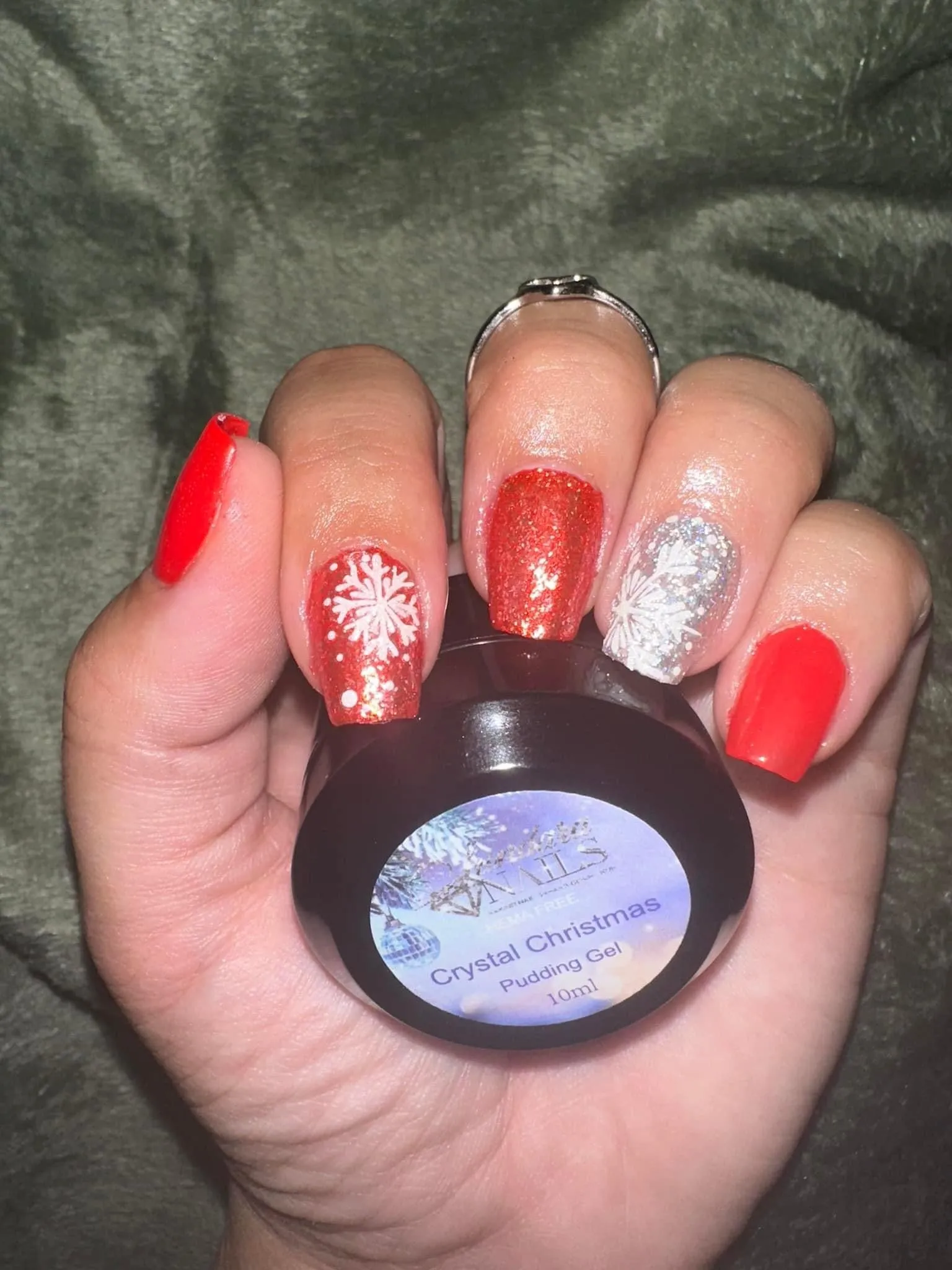 Red Ribbon Christmas (Pudding Gel Trio)
