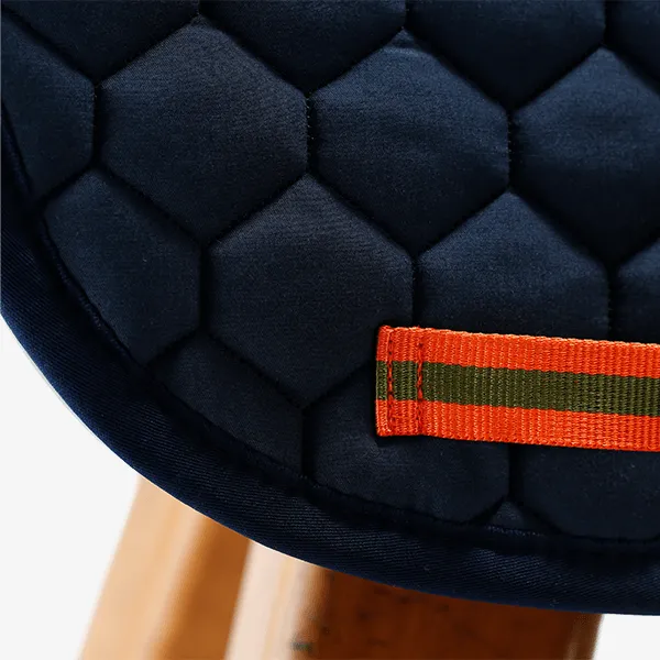 Saddle Pad Jumping in Blue with attachable Patches