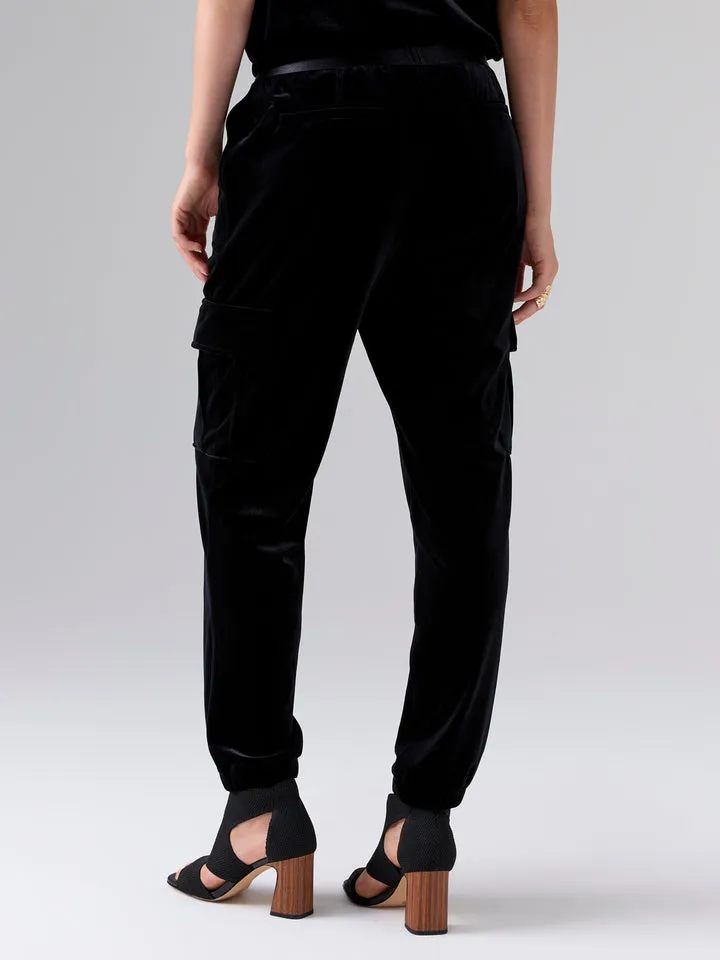 Sanctuary The Fixer Velvet Jogger