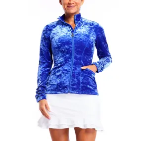 Sasha Crushed Velvet Royal Jacket (FINAL SALE)