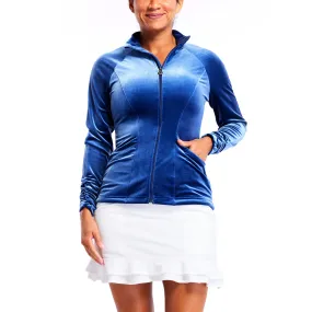 Sasha Smooth Velvet Midnight Jacket (FINAL SALE)