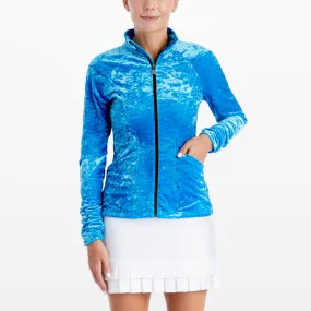 Sasha Turquoise Crush Jacket (FINAL SALE)
