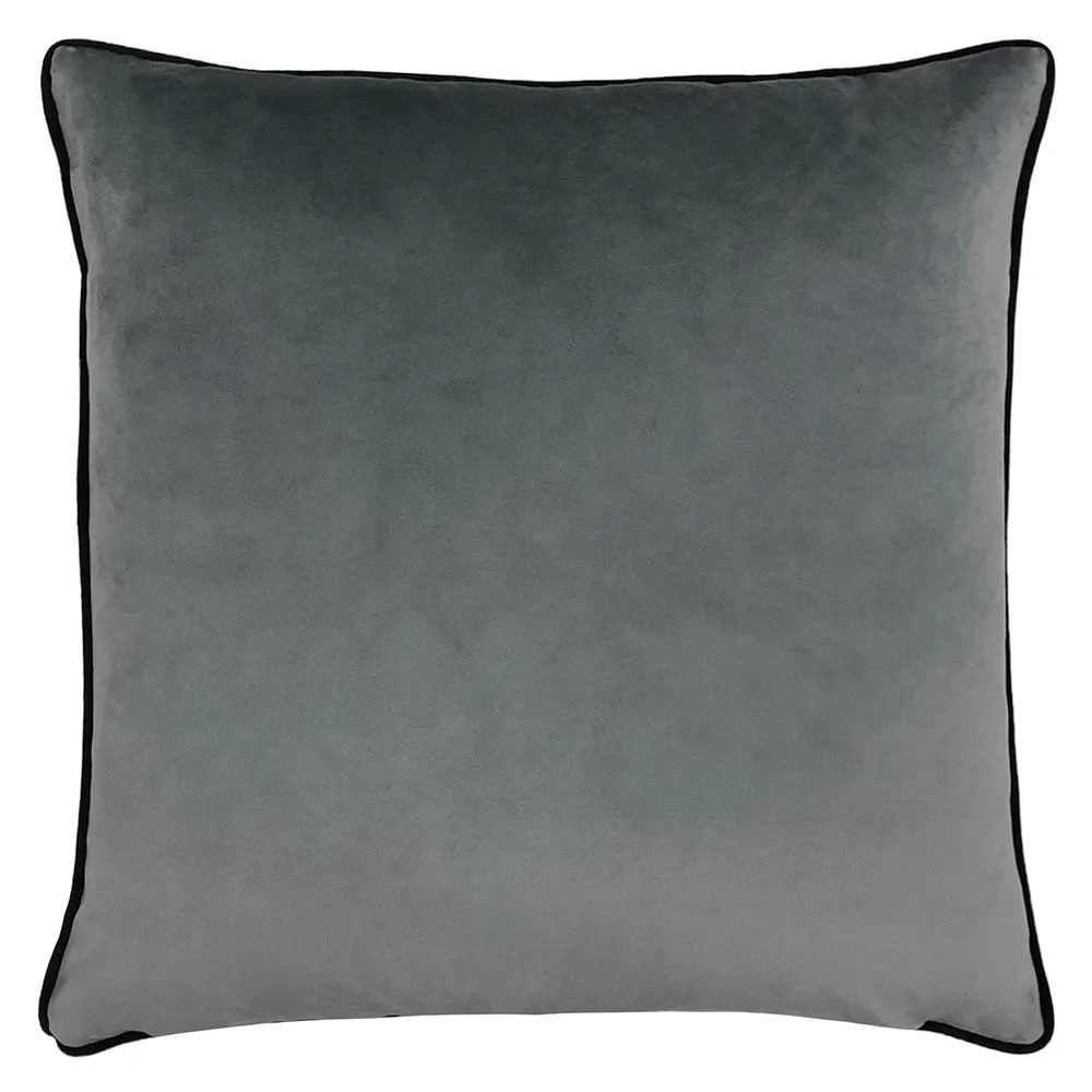 Serpentine Animal Print Cushion Pink/Charcoal