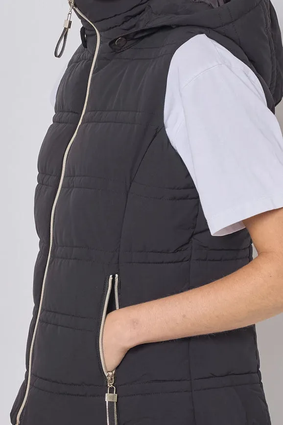 Sleeveless Jacket Black