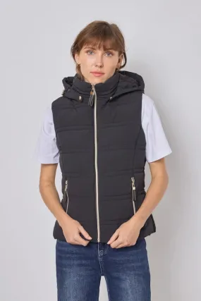 Sleeveless Jacket Black