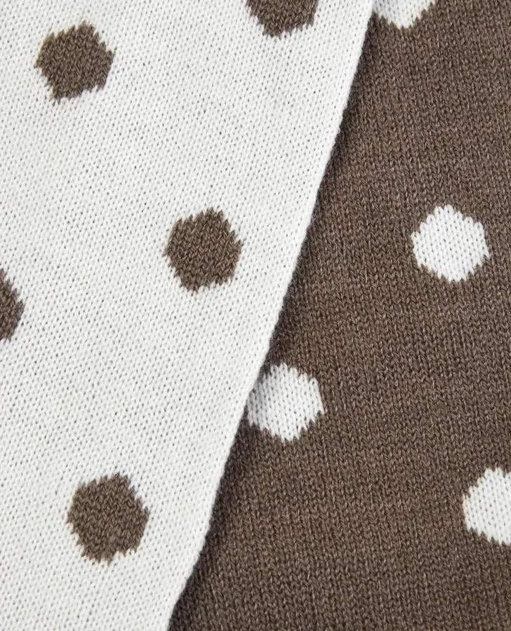 Spot and Stripe Colour Block Scarf