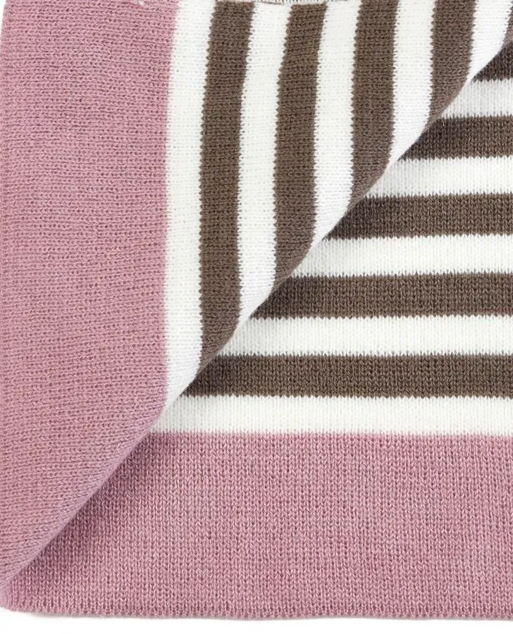 Spot and Stripe Colour Block Scarf