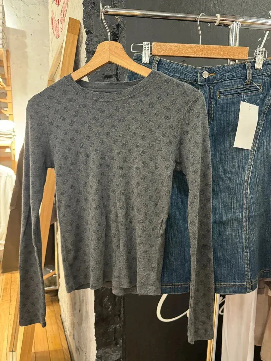 TAVIMART  -  Cotton Long-sleeved T-shirt for Women Autumn Casual Crewneck Base Layer for Female Bear Print Slim Top for ladies
