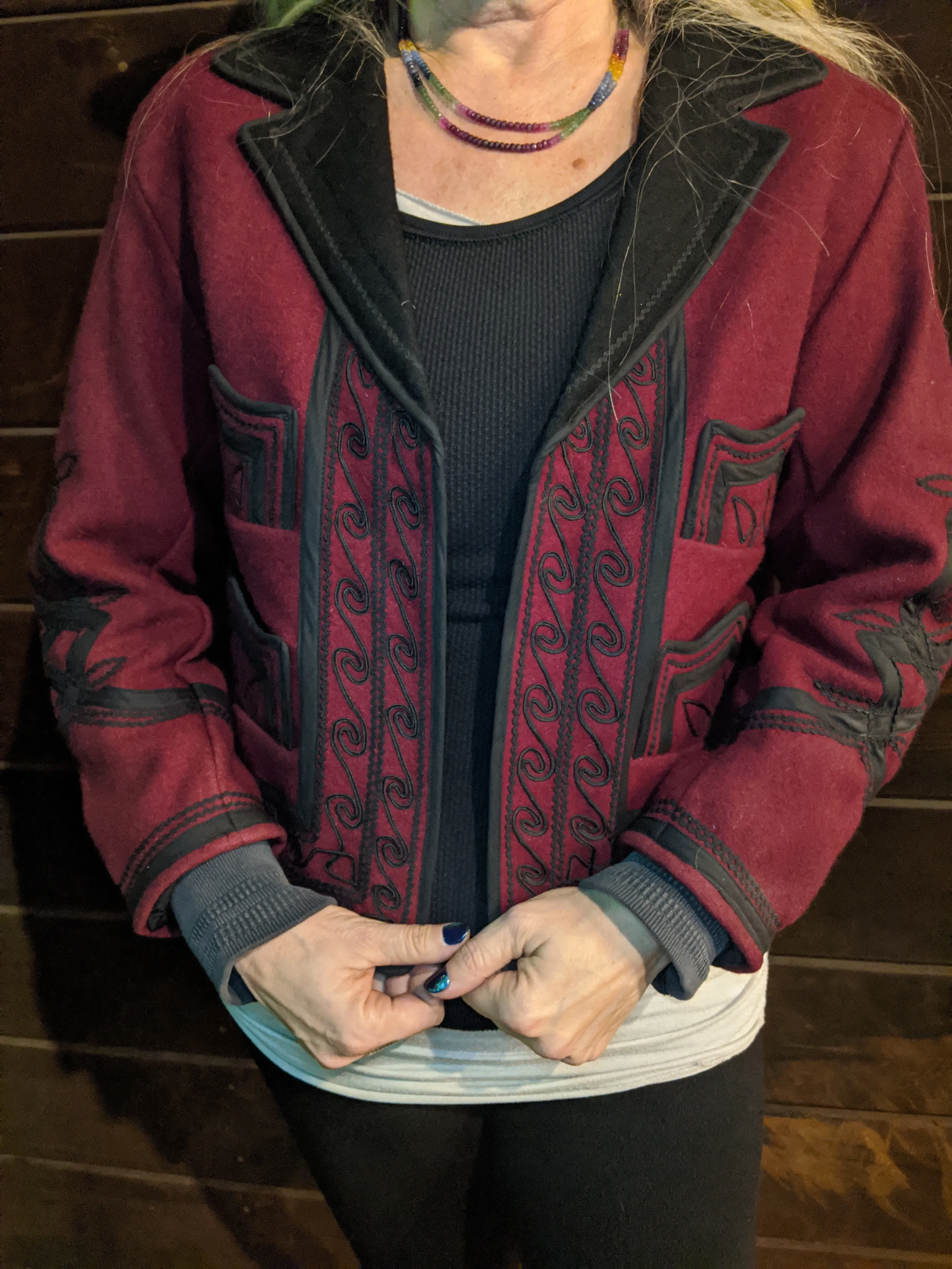 TRADITIONAL SOLOLA WOOL JACKET SZ. M
