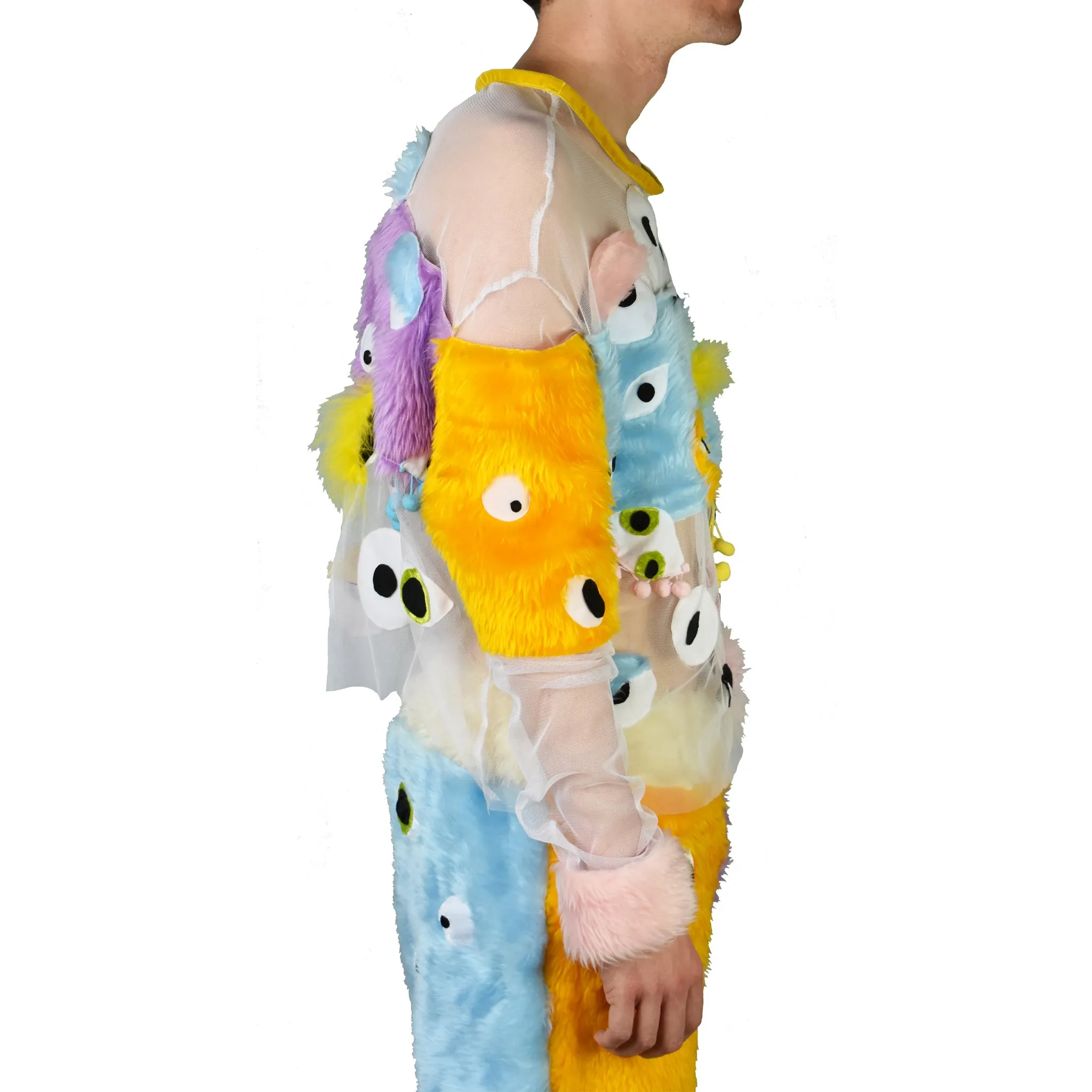 Trippy Fuzzy Eye Sweater