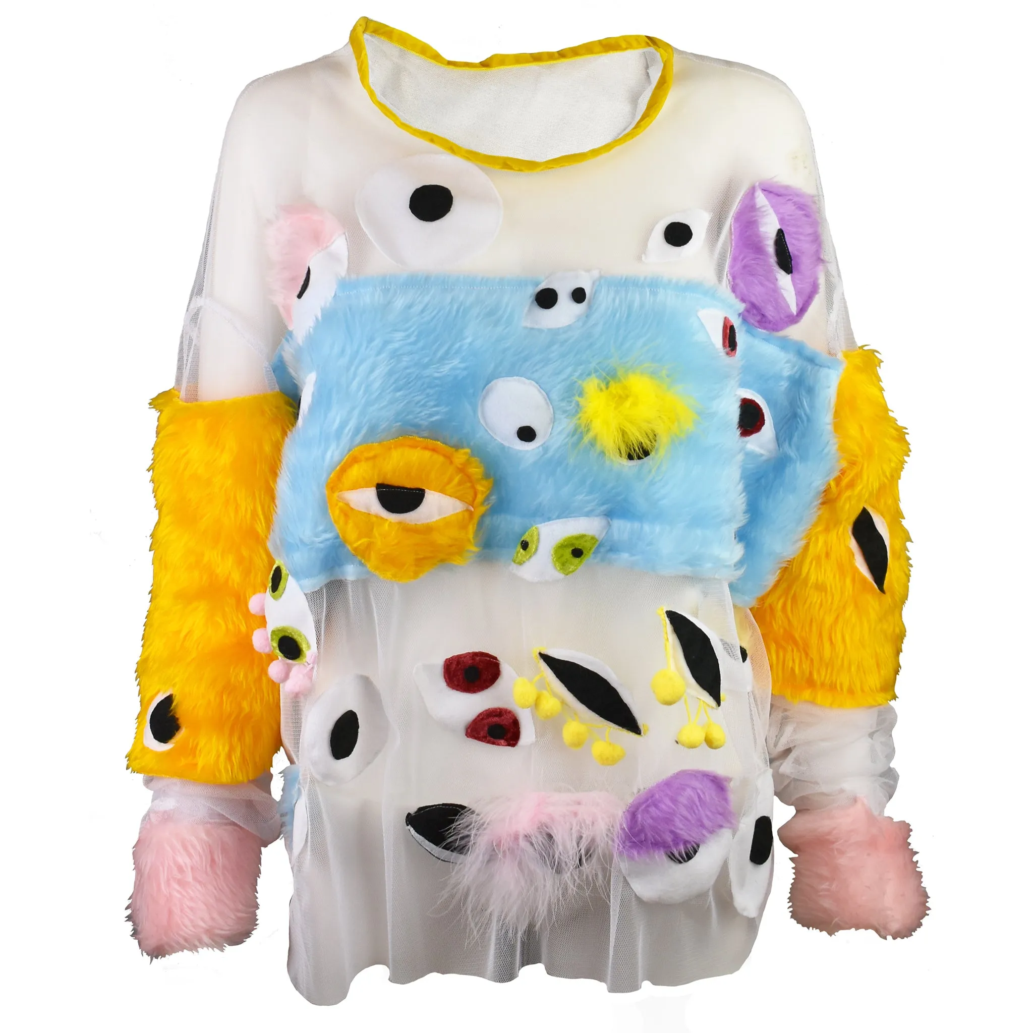 Trippy Fuzzy Eye Sweater