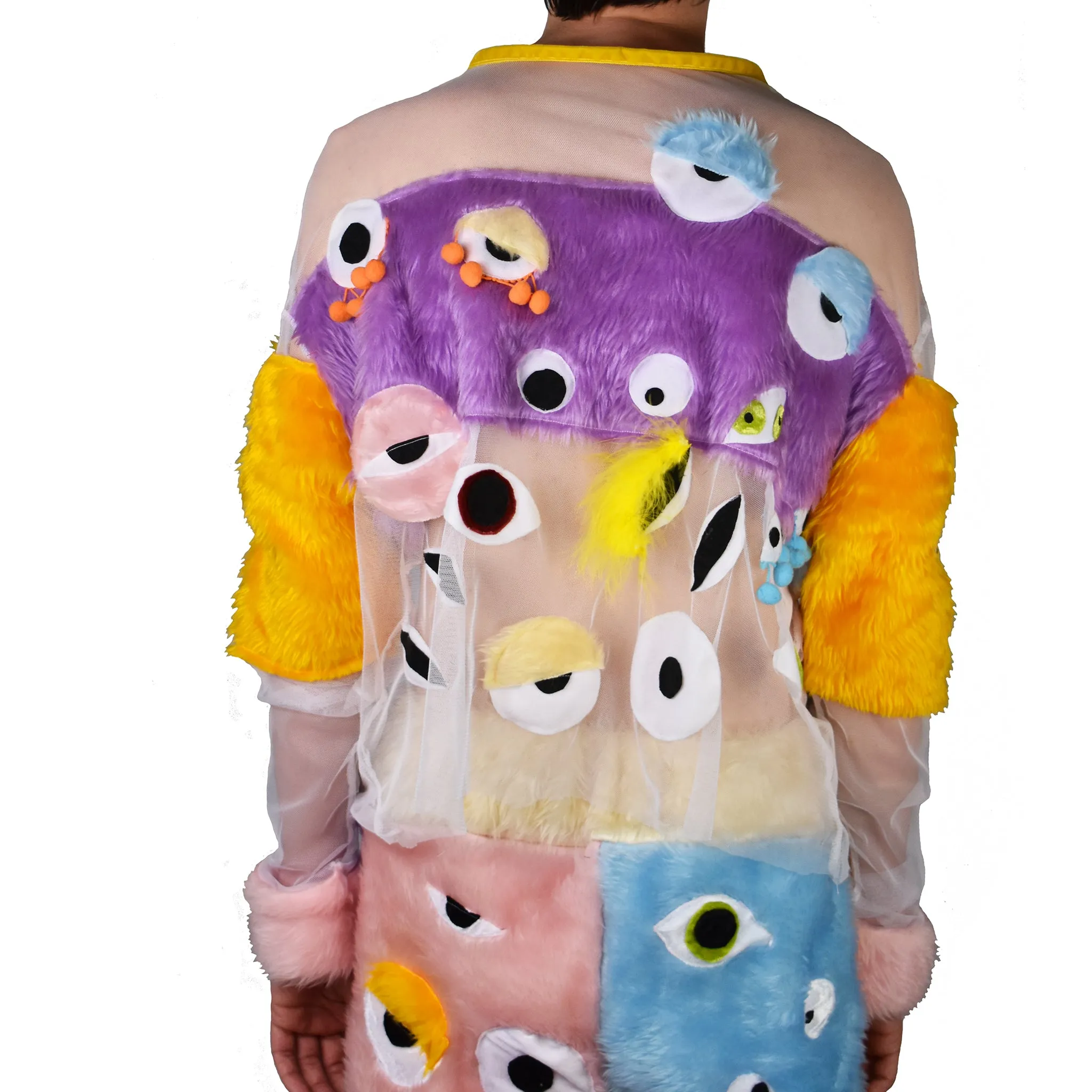 Trippy Fuzzy Eye Sweater