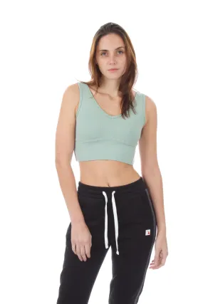 Women's Ribbed Tank - Mint
